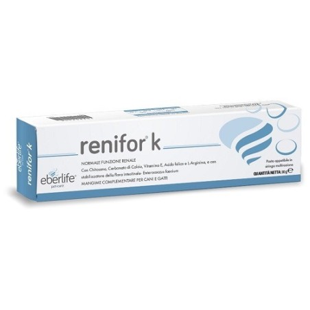 Eberlife Farmaceutici Renifor K Siringa Multiazione Mangime Complementare Per Cani E Gatti 30 G