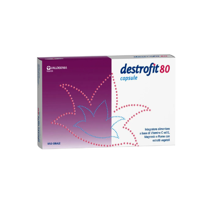 Astuccio da 20 capsule di Destrofit della Valderma