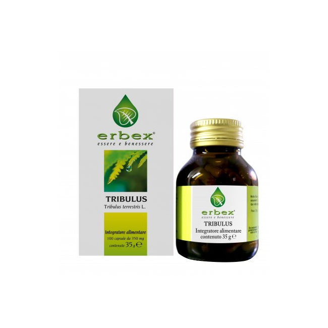 Flacone da 100 Capsule di tribulus della Erbex