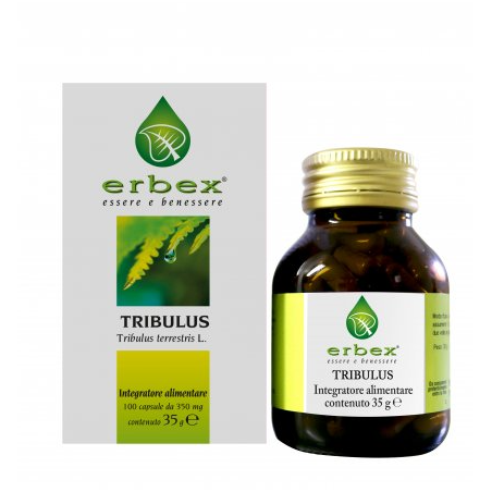 Flacone da 100 Capsule di tribulus della Erbex Flacone da 100 Capsule di tribulus della Erbex