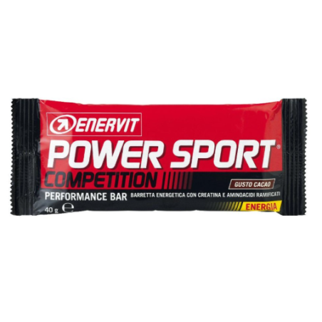 Barretta da 40 g di Power Sport Competition al gusto di cacao