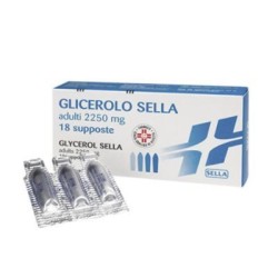 18 supposte Glicerolo Adulti 2250 Mg Sella