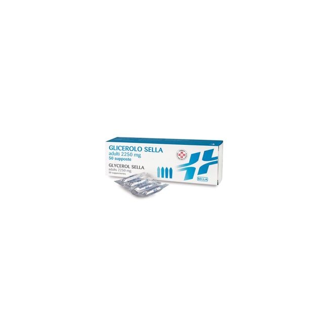 50 Supposte Glicerolo Adulti 2250 Mg