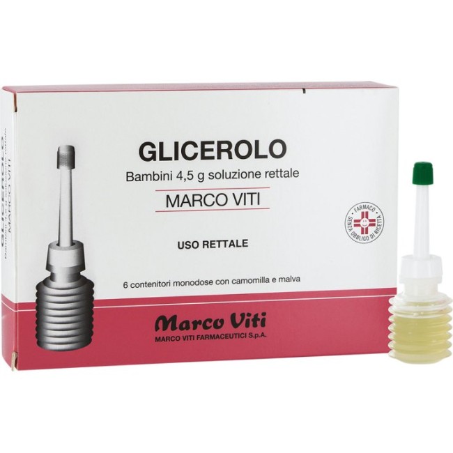 6 contenitori Glicerolo Marco Viti bambini 4,5 g