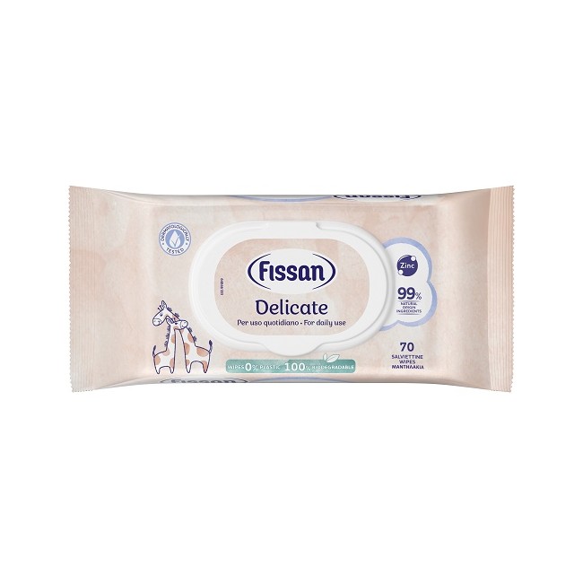 Fissan Salviette Delicate New 70 Pezzi