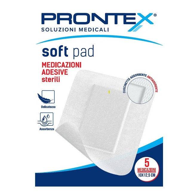 Astuccio di garza adesiva sterile 10x12,5 cm della Safety