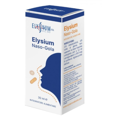 Flacone da 30 Ml di Elysium Naso Gola gusto Menta della Elysium Cell Bio Flacone da 30 Ml di Elysium Naso Gola gusto Menta della Elysium Cell Bio