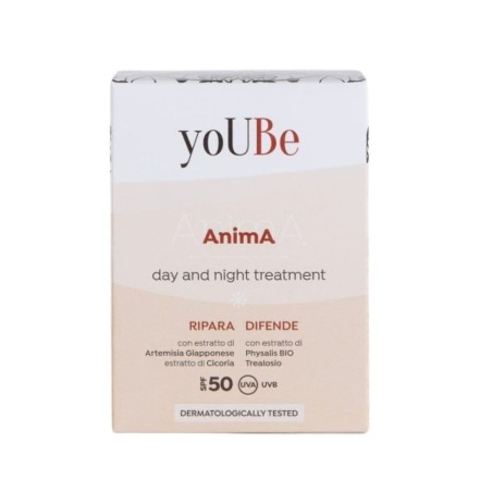 Aphrodite Yoube Cosmetics Anima Day And Night Treatment Crema Spf50 30 Ml + Siero Viso Riparatore 15 Ml