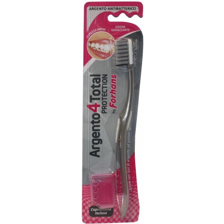 Uragme Spazzolino Silver 4 White Forhans 1 Pezzo