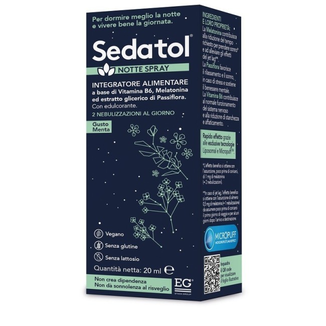 Flacone Spray da 20 Ml di sedatol della Eg