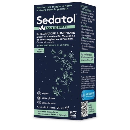 Flacone Spray da 20 Ml di sedatol della Eg Flacone Spray da 20 Ml di sedatol della Eg