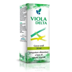 flacone da 50 Ml di Viola Delta Soluzione della Pharmextracta