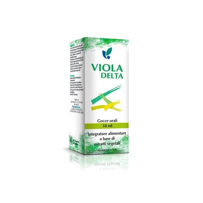 flacone da 50 Ml di Viola Delta Soluzione della Pharmextracta