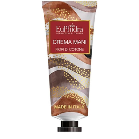 Tubo da 50 Ml di crema mani Fiori di Cotone della Euphydra