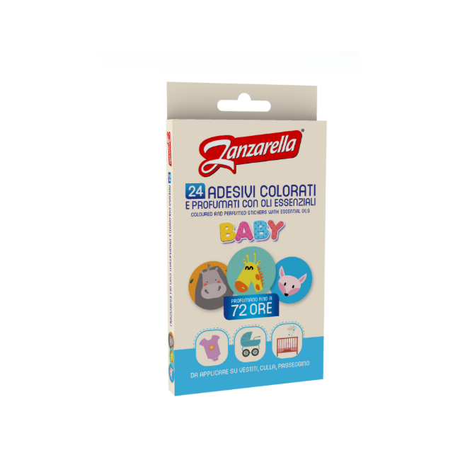 Astuccio da 24 Sticker di Zanzarella della Coswell