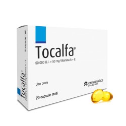 20 capsule molli Tocalfa Vitamina A + E