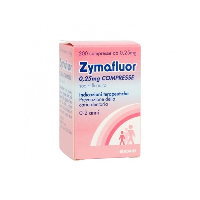 200 Compresse Zymafluor 0,25 Mg