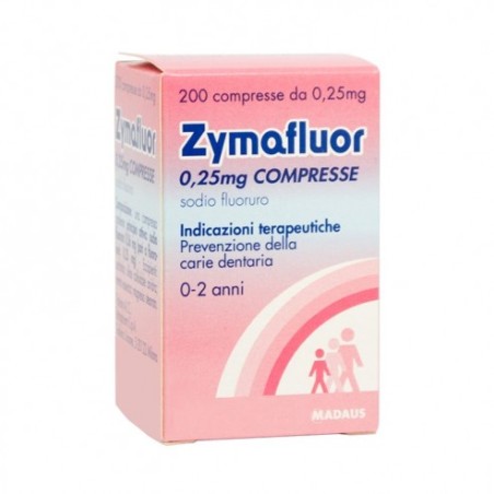 200 Compresse Zymafluor 0,25 Mg