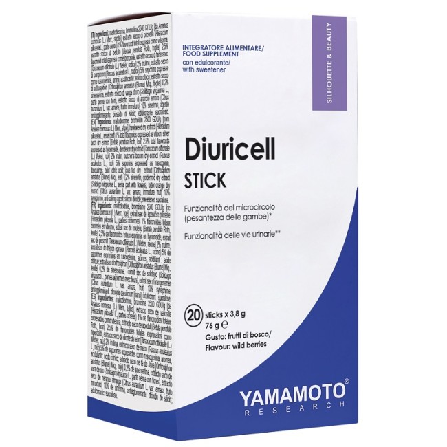 Yamamoto Diuricell Stick Frutti Di Bosco 20 Bustine X 3,8 G