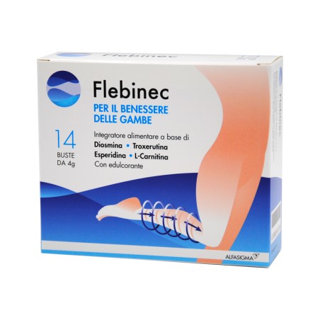 confezione 14 bustine flabinec alfasigma