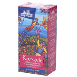 Astuccio da 20 bustine di karkade tisana della Cento fiori