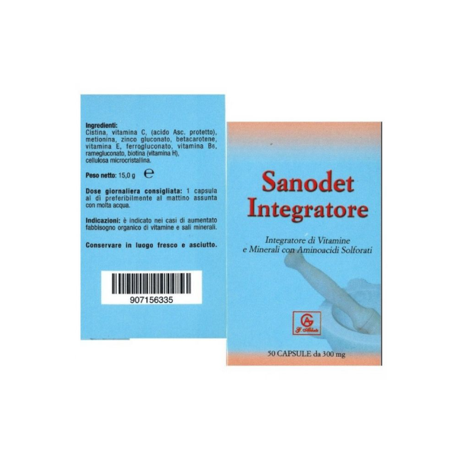 Sanodet Integratore con Vitamine e Minerali 50 capsule