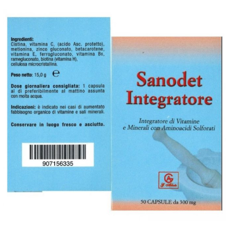 Sanodet Integratore con Vitamine e Minerali 50 capsule