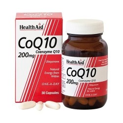 Flacone da 30 capsule molli di Coenzyme q 10 della Healthaid