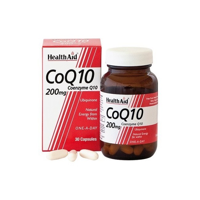 Flacone da 30 capsule molli di Coenzyme q 10 della Healthaid