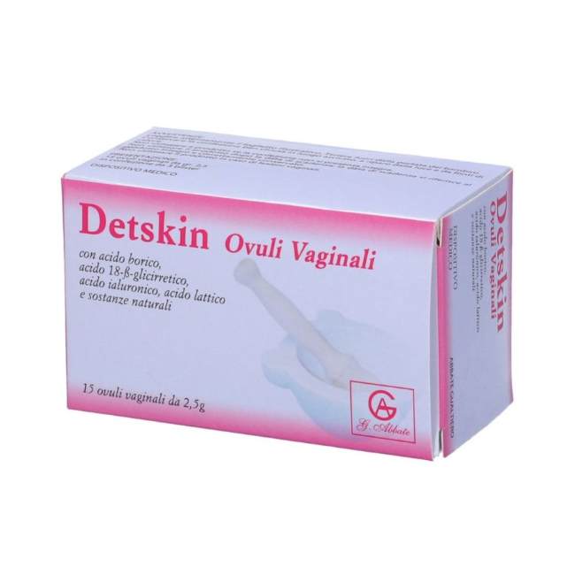 Abbate Gualtiero Detskin 15 Ovuli Vaginali 2,5 G