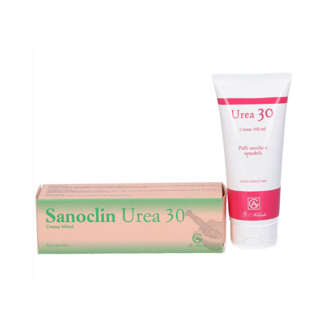 Abbate Gualtiero Sanoclin Urea 30 Crema Trattamento 100 Ml