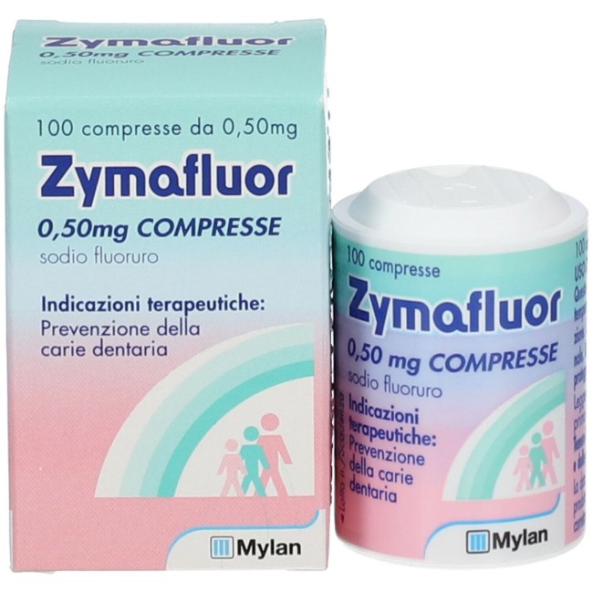 100 compresse Zymafluor 0,50 mg