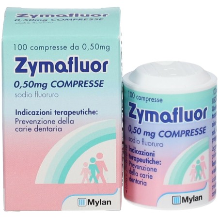 100 compresse Zymafluor 0,50 mg 100 compresse Zymafluor 0,50 mg