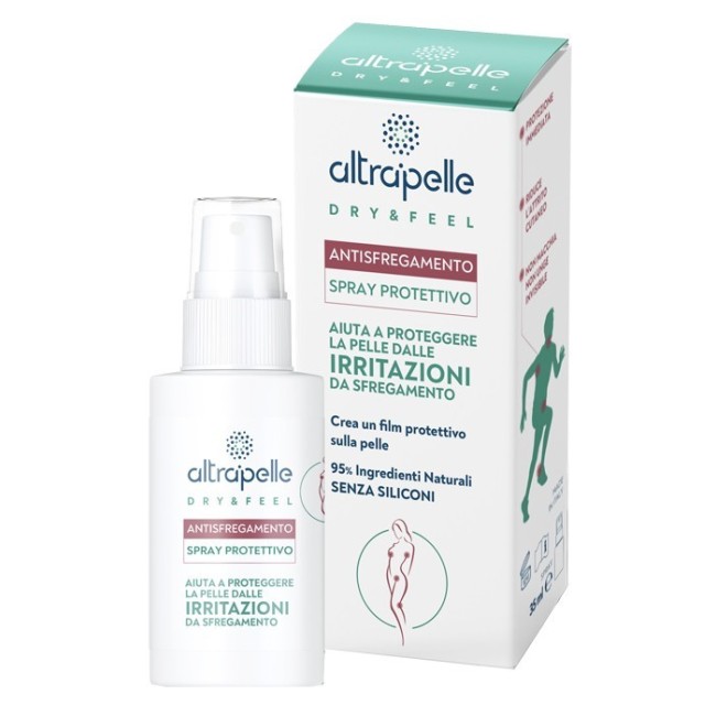 Flacone spray da 35 Ml di Dry&feel Antisfregamento protettivo altrapelle della difar distribuzione