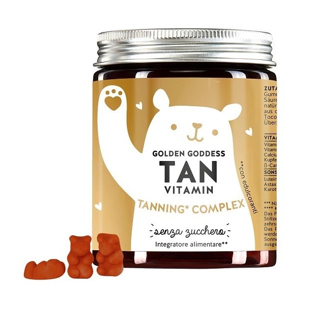 integratore alimentare abbronzatura vegano 45 orsetti gommosi Bears with benefits antiossidante