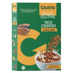 Confezione da 200 g di Rise Crispies Cacao giusto Senza Glutine di Farmafood