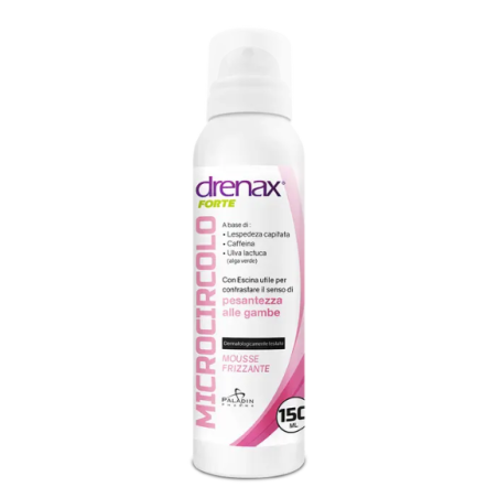 Flacone da 150 Ml di Drenax Forte Microcircolo Mousse Frizzante della Paladin Pharma Flacone da 150 Ml di Drenax Forte Microcircolo Mousse Frizzante della Paladin Pharma