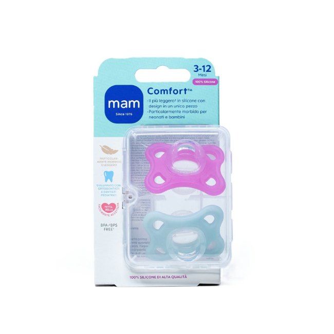 Mam Confort 3-12 mesi Silicone neutro di mam baby