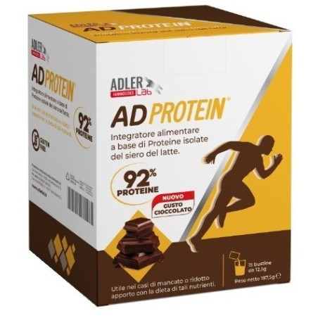 Adler Lab Adprotein Cioccolato 15 Bustine