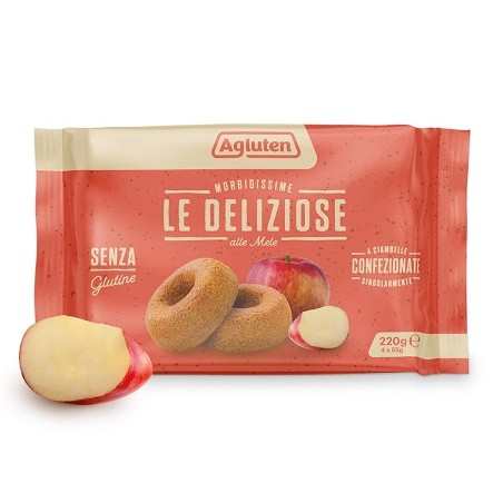 Confezione di Deliziose alle Mele 55g cadauna di Nove Alpi Agluten