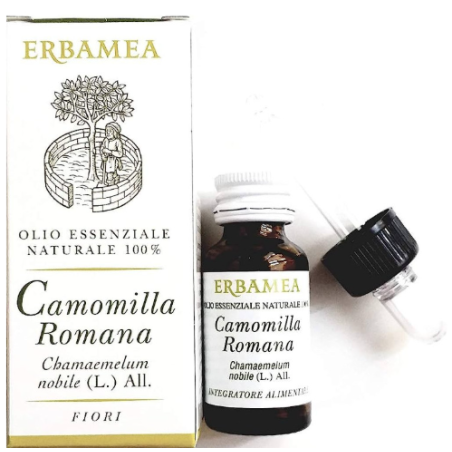 Flacone da 5 ml di Camomilla Romana Olio essenziale di Erbamea Flacone da 5 ml di Camomilla Romana Olio essenziale di Erbamea