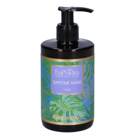 Flacone da 300 Ml di sapone Mani Tiarè di Euphidra Flacone da 300 Ml di sapone Mani Tiarè di Euphidra