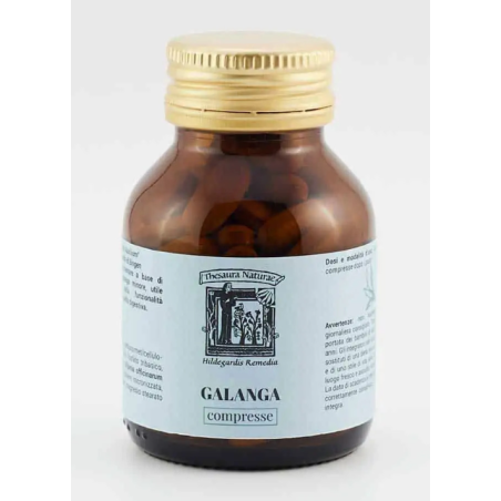 Flacone da 80 compresse di Galanga Thesaura Naturae di Inemar