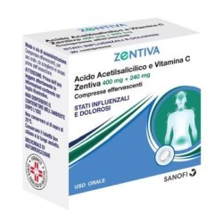 20 compresse effervescenti Euspiflu 400 Mg + 240 Mg