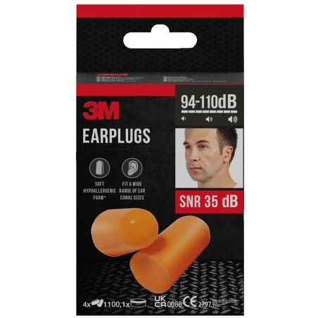 Astuccio co 4 paia di Inserti auricolari della 3 M Astuccio co 4 paia di Inserti auricolari della 3 M
