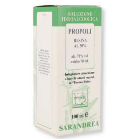 Flacone da 20 ml di Propoli tintura Madre di Sarandrea