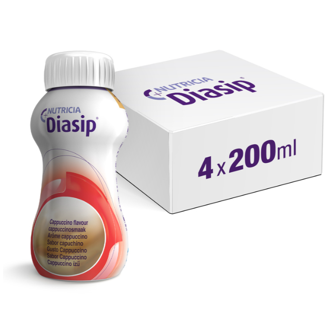 Danone Nutricia Soc. Ben. Diasip Cappuccino 200 Ml 4 Pezzi