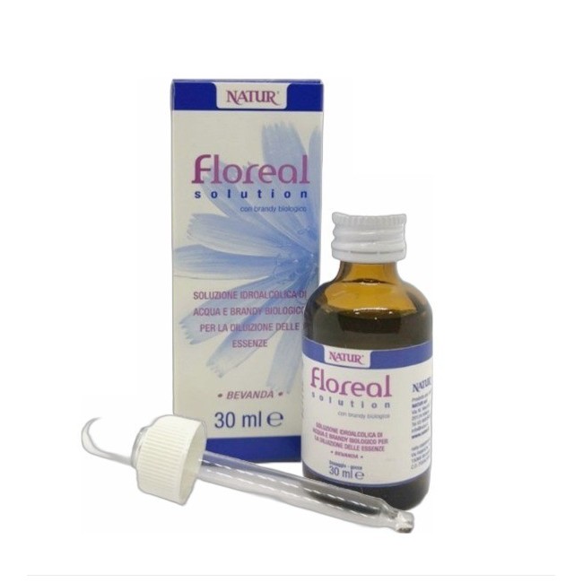 Natur Floreal Solution 30 Ml Soluzione Acqua E Brandy Biologico Per Diluizione Essenze