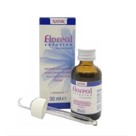 Natur Floreal Solution 30 Ml Soluzione Acqua E Brandy Biologico Per Diluizione Essenze