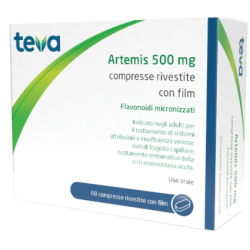 Astuccio da 60 Compresse di Artemis 500 mg della Teva